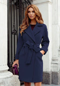 CASACO FEMININO CASUAL MÉDIO LONGO