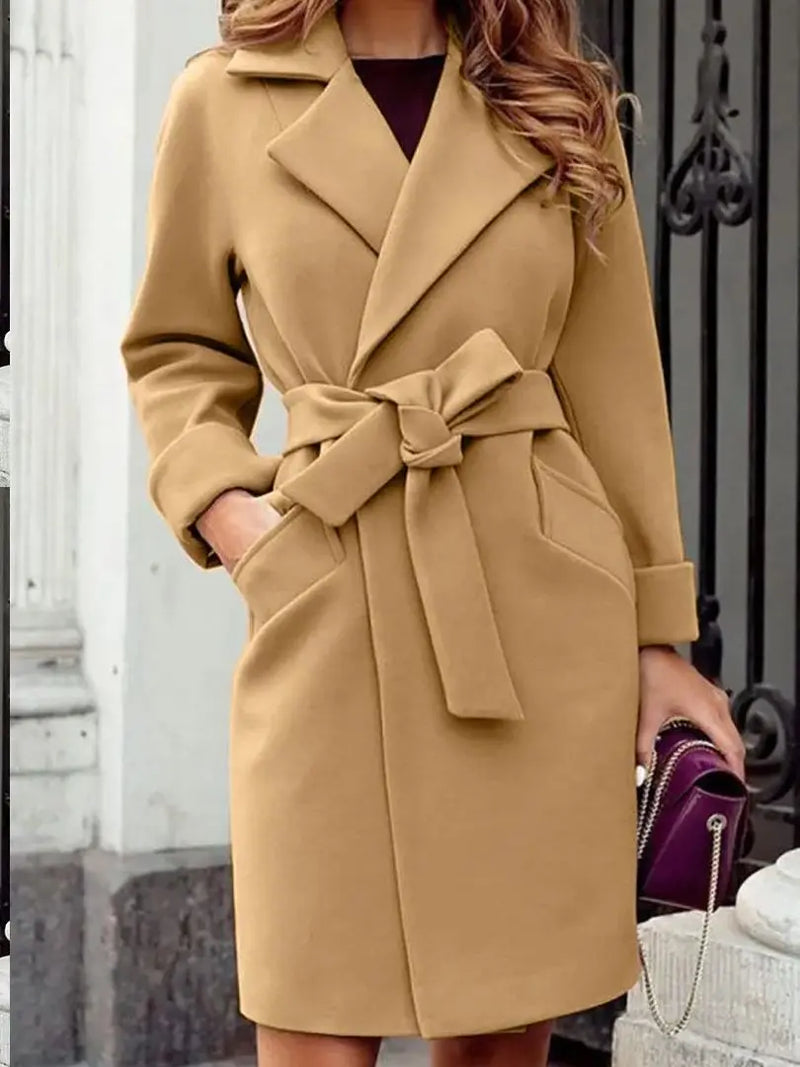 CASACO FEMININO CASUAL MÉDIO LONGO