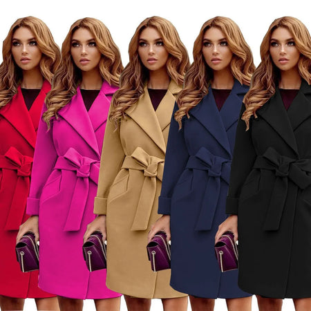 CASACO FEMININO CASUAL MÉDIO LONGO
